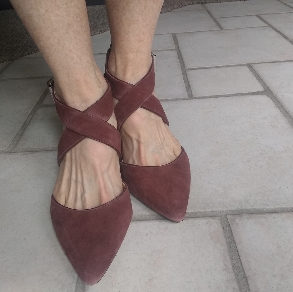 Kid Suede Pumps